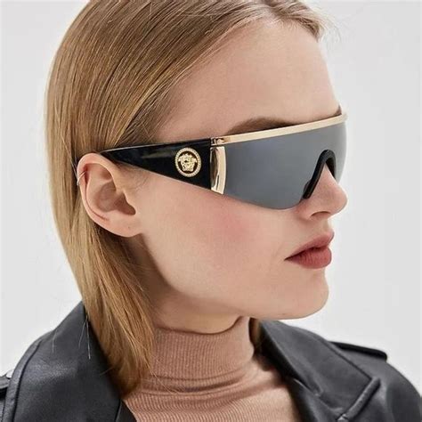 visor versace sunglasses ove2197 rose gold|Versace™ VE2197 Irregular Sunglasses .